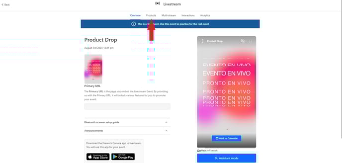Product drop access Products